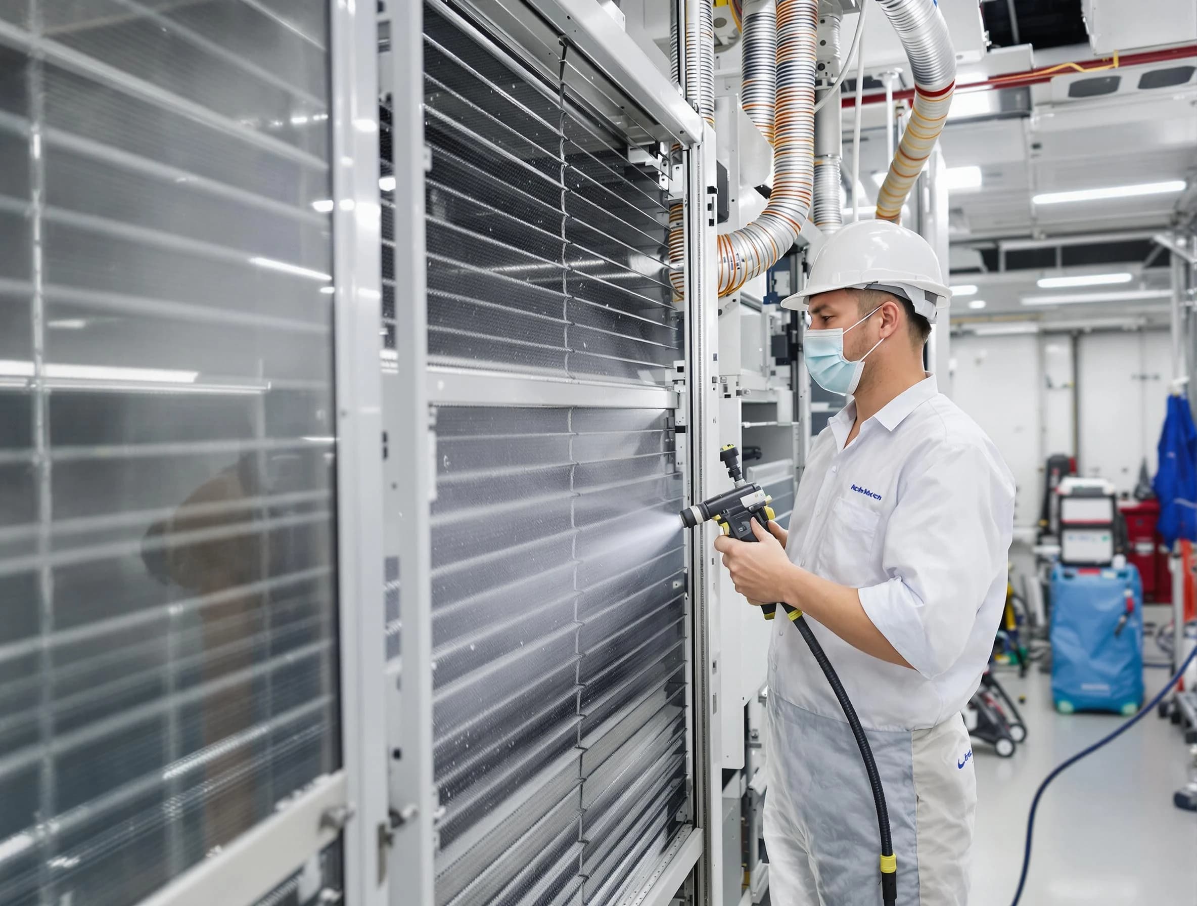 Professional AC coil cleaning by Castle Shannon Air Duct Cleaning in Castle Shannon