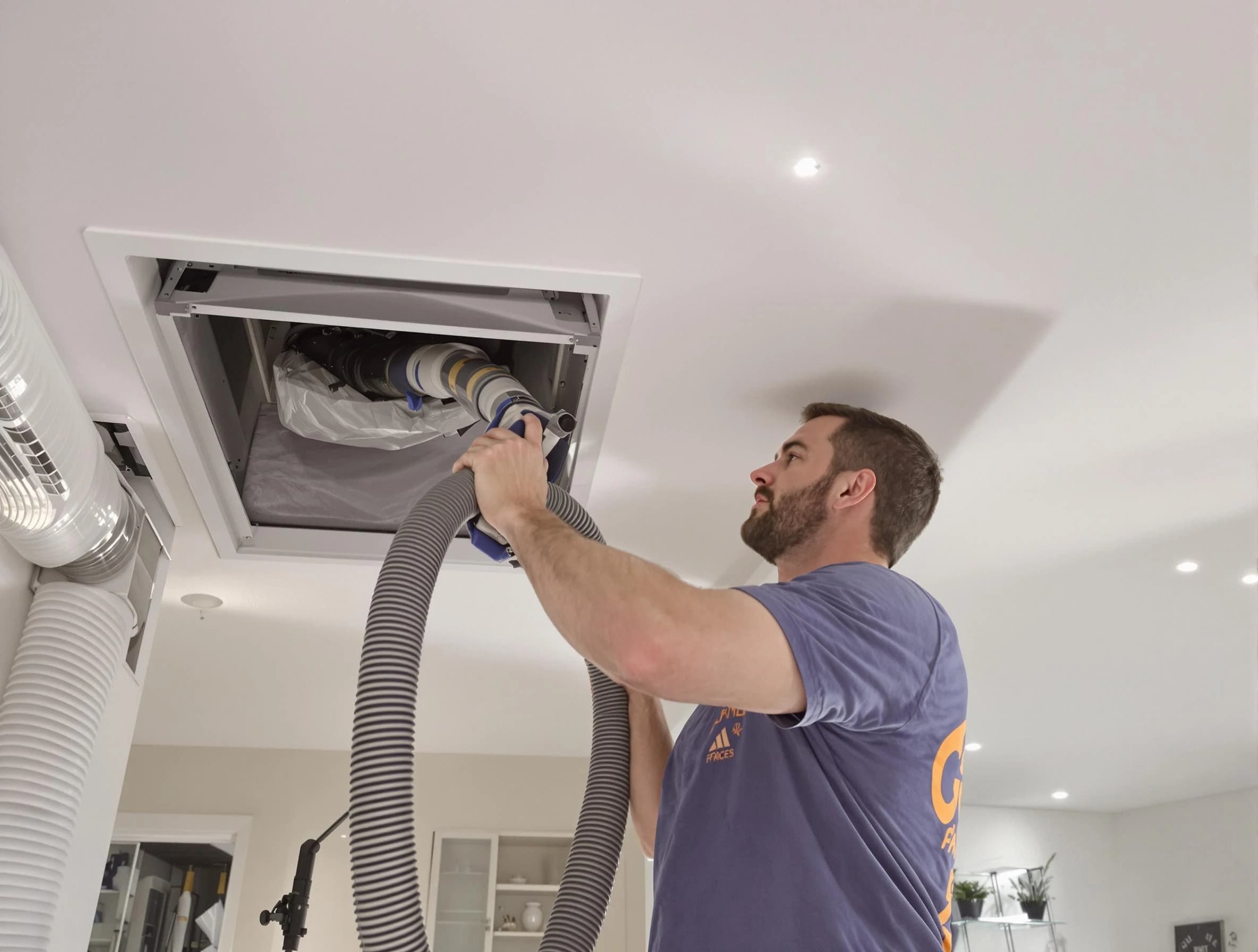 Precision indoor duct cleaning by Castle Shannon Air Duct Cleaning in Castle Shannon