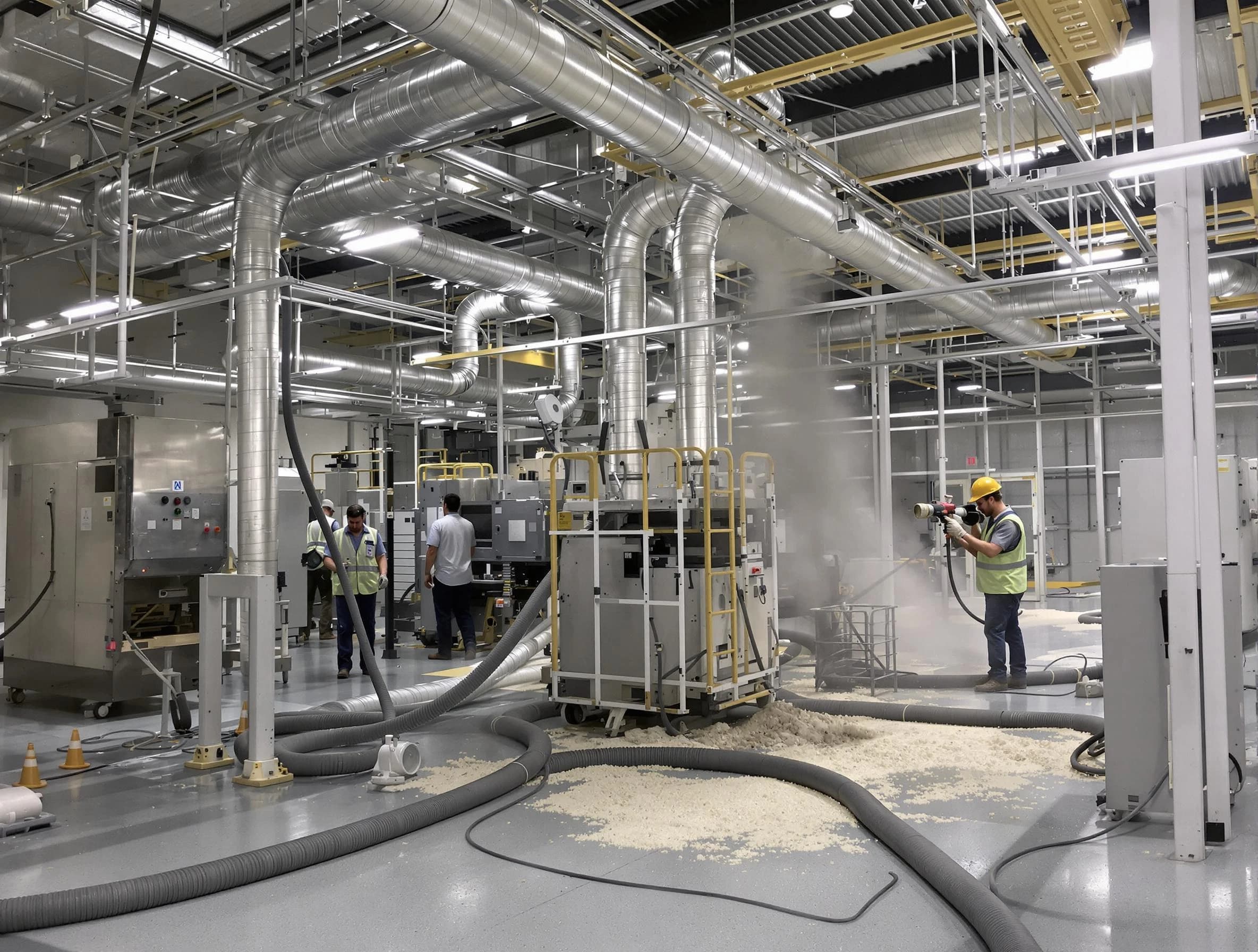 Heavy-duty industrial duct cleaning by Castle Shannon Air Duct Cleaning in Castle Shannon