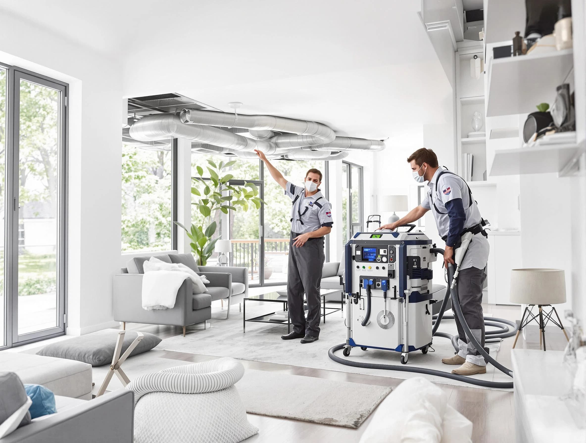 Castle Shannon Air Duct Cleaning professional conducting pure air duct cleaning with state-of-the-art equipment in Castle Shannon