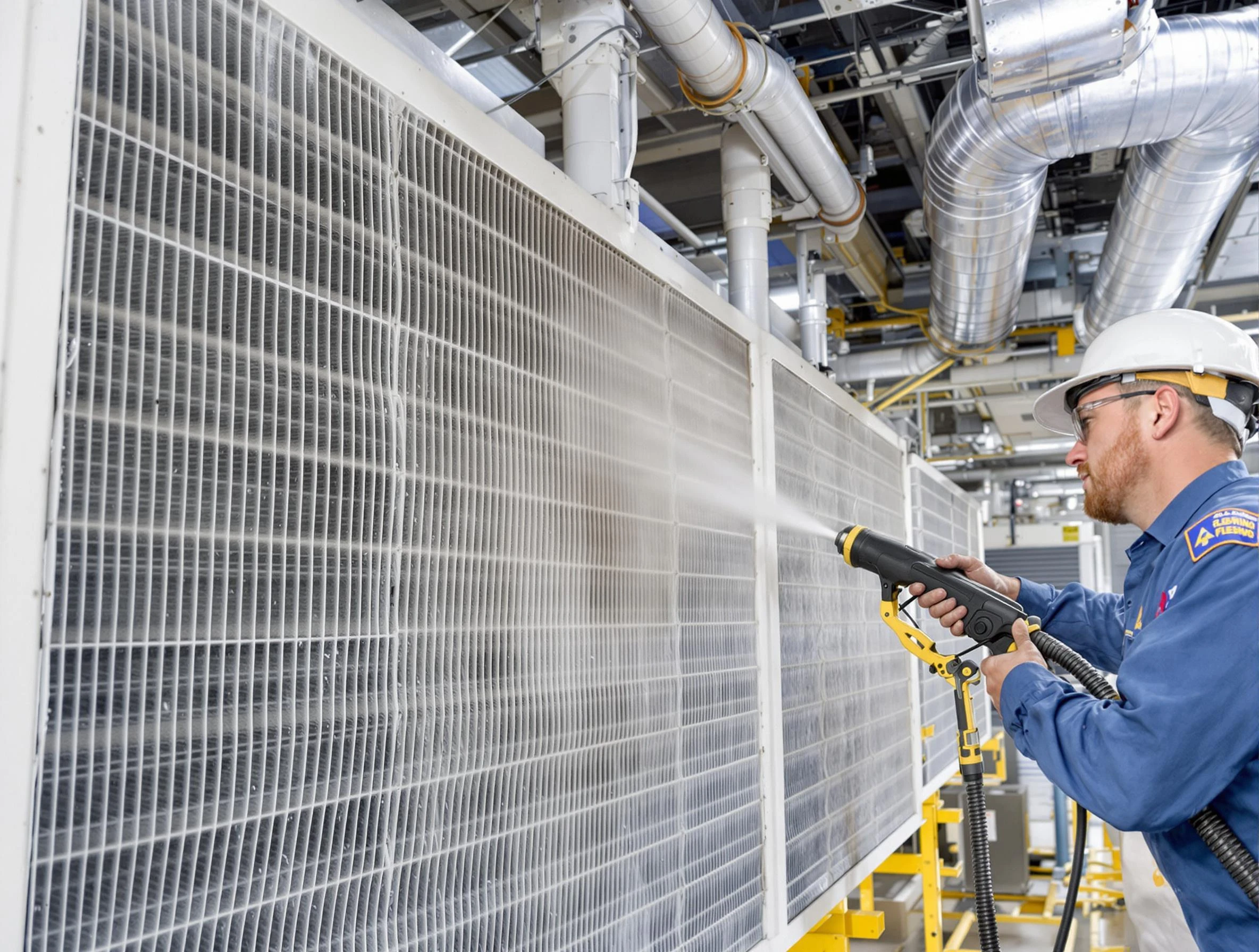 Professional commercial coil cleaning by Castle Shannon Air Duct Cleaning in Castle Shannon