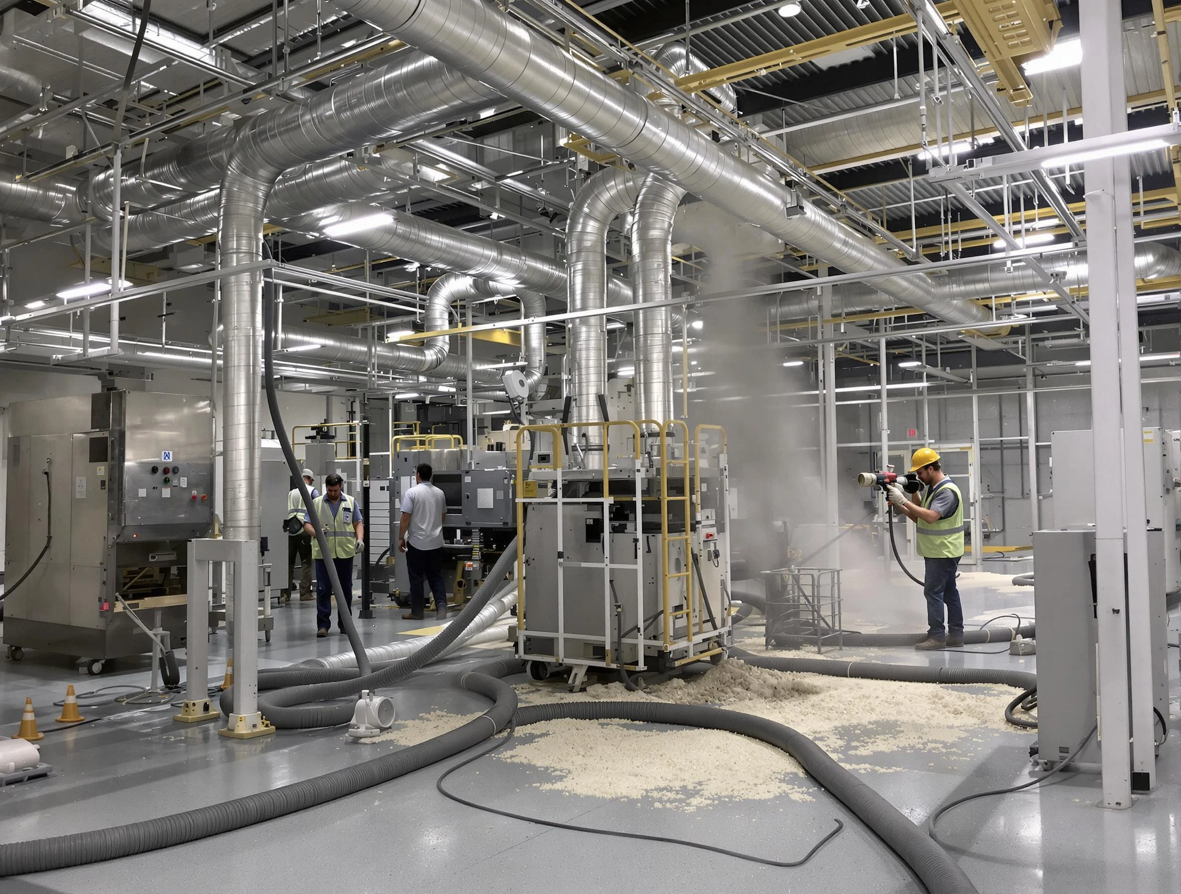 Heavy-duty industrial duct cleaning by Castle Shannon Air Duct Cleaning in Castle Shannon